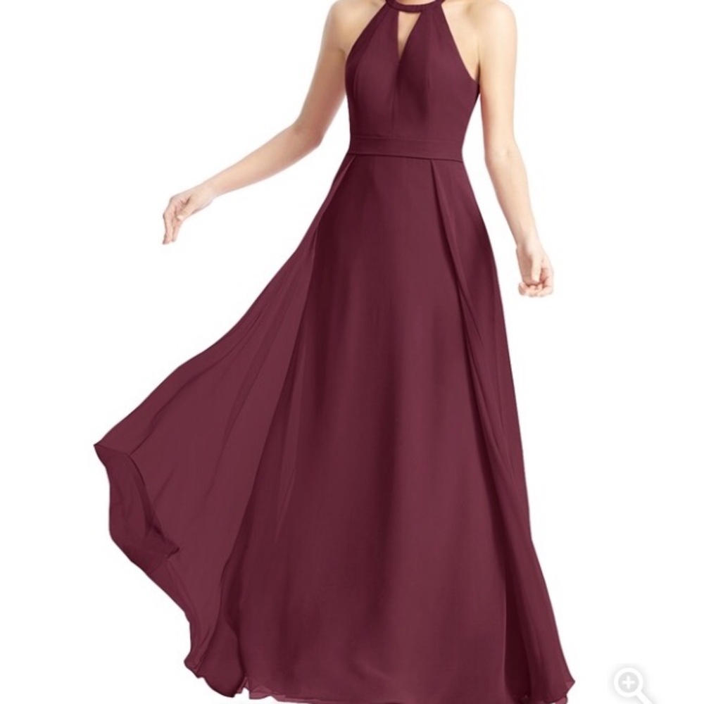 Azazie Melody Bridesmaid Dress- Cabernet